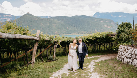 Hochzeit am Kalterer See Anita Krämer Seehof Keller Kaltern