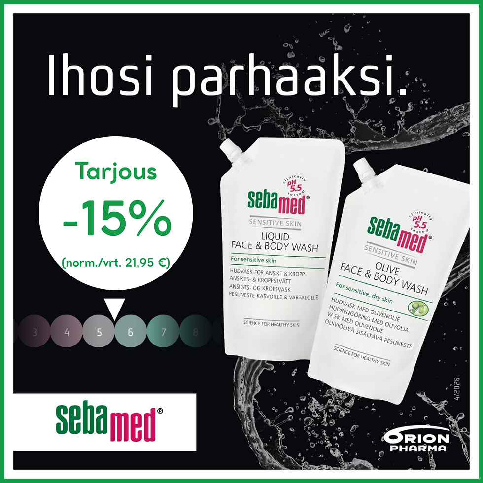 Sebamed 1000 ml täyttöpakkaukset -15%