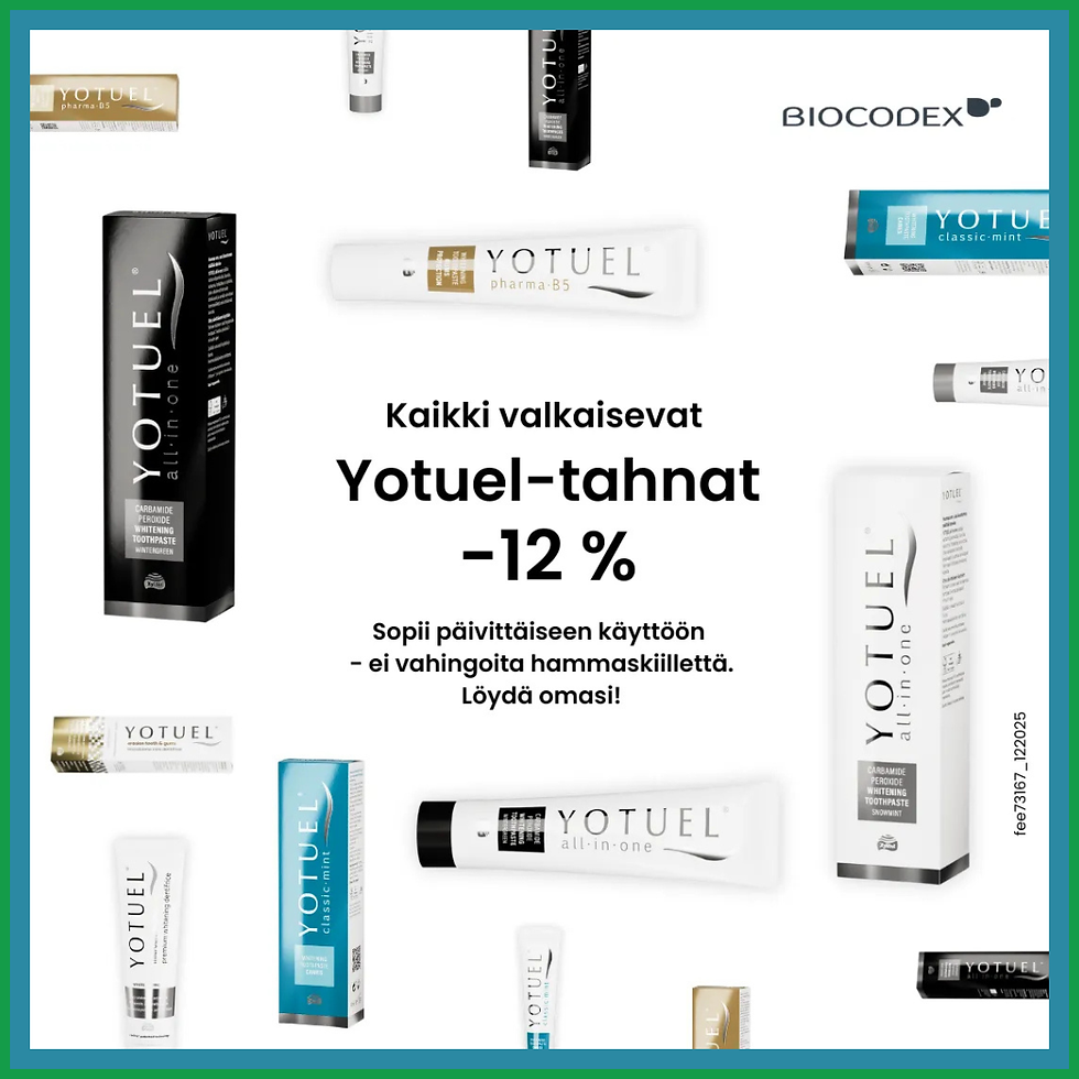 Yotuel kaikki hammastahnat -12%