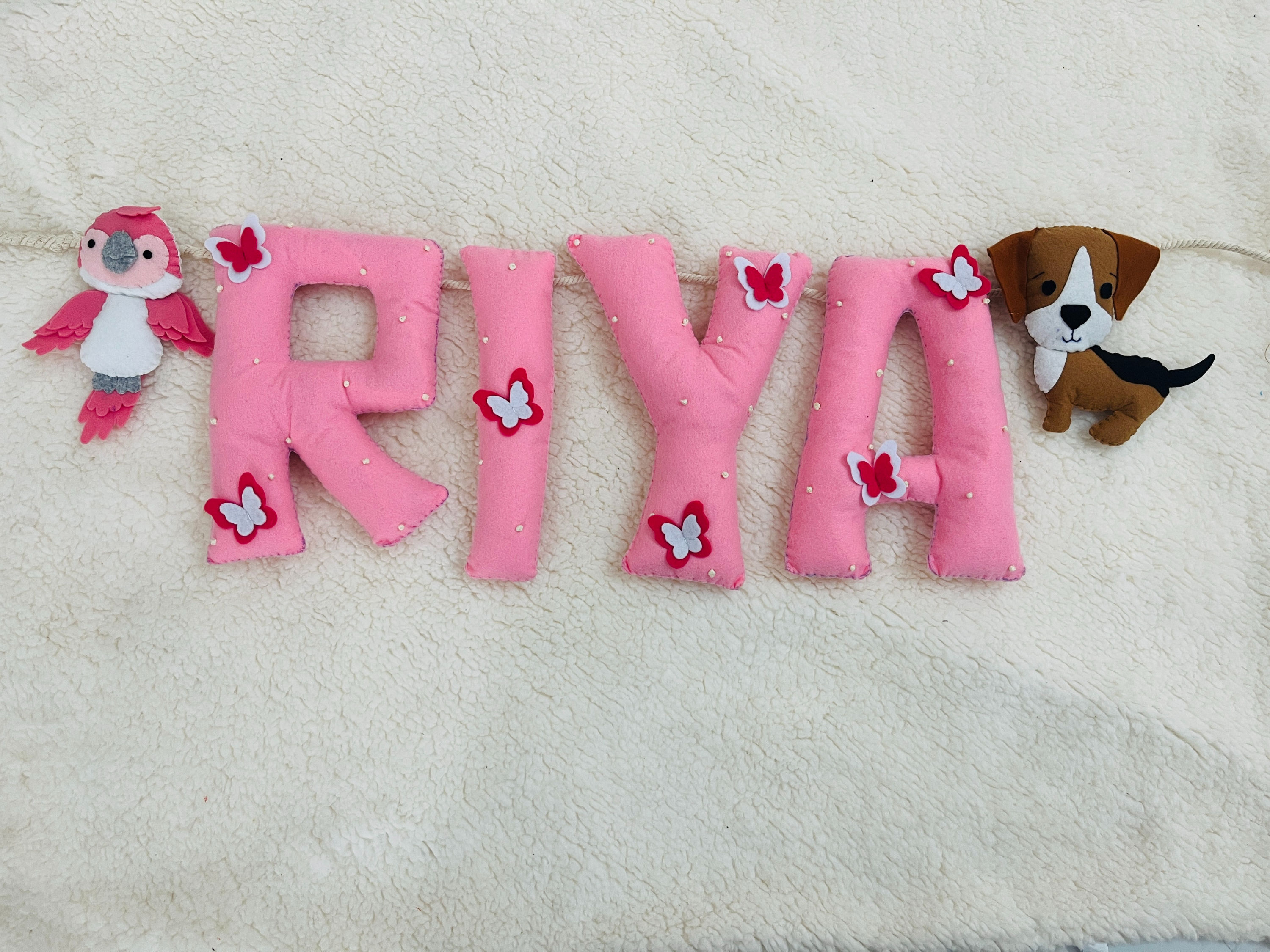 Pet theme personalised name banner
