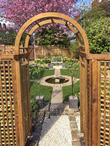 Parisian style garden
