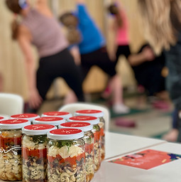 yoga and lunch