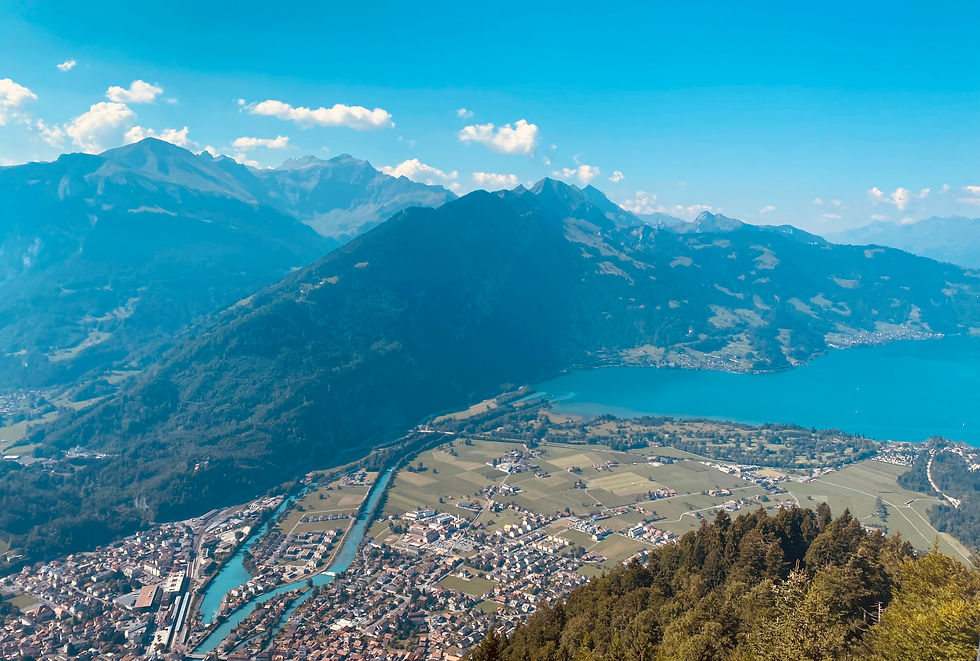 Mesmerizing views from the top of Interlaken - Harder Kulm!