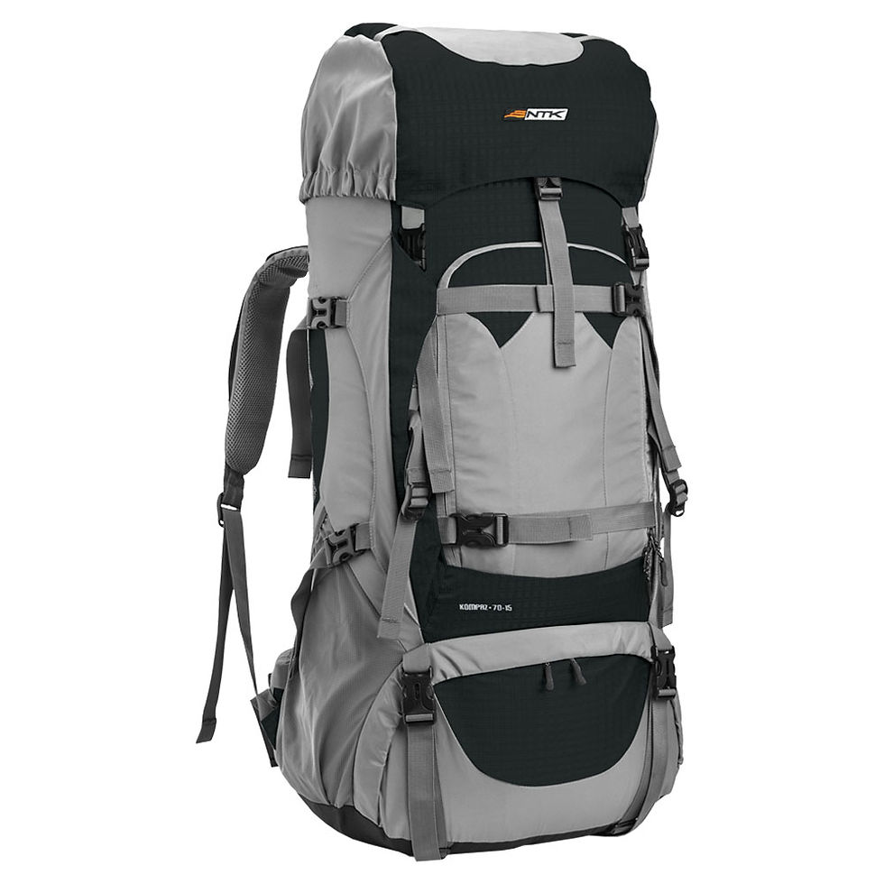 Miniatura: Mochila cargueira NTK com capacidade para 70 + 15 litros de alta durabilidade