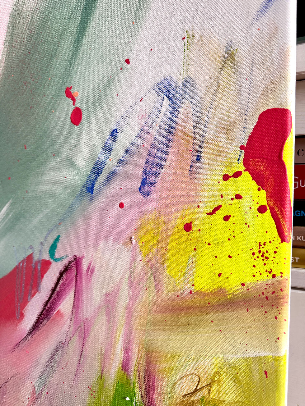 Miniaturbild: Happiness #5 I 80x80 cm (ungerahmt)