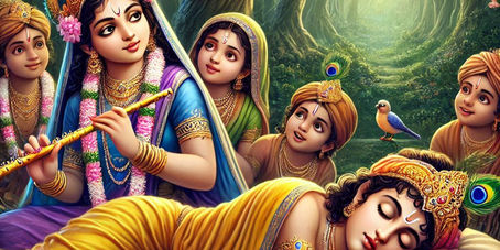 Radha Story 13 - राधा ने कृष्ण की बांसुरी चुरा ली