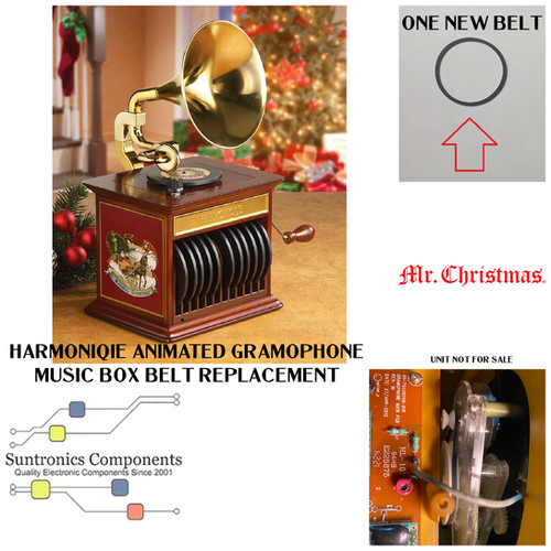 Mr. Christmas "Harmonique Gramophone" music Box Happy Holidays Parts