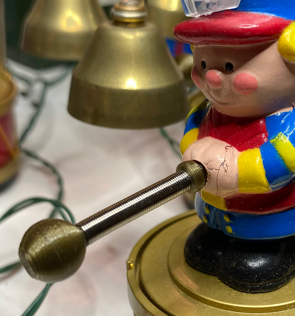 Thumbnail: C/YB6WJ/0013 /0014 Mr. Christmas reproduction Bronze Oem Marching Band Mallet.