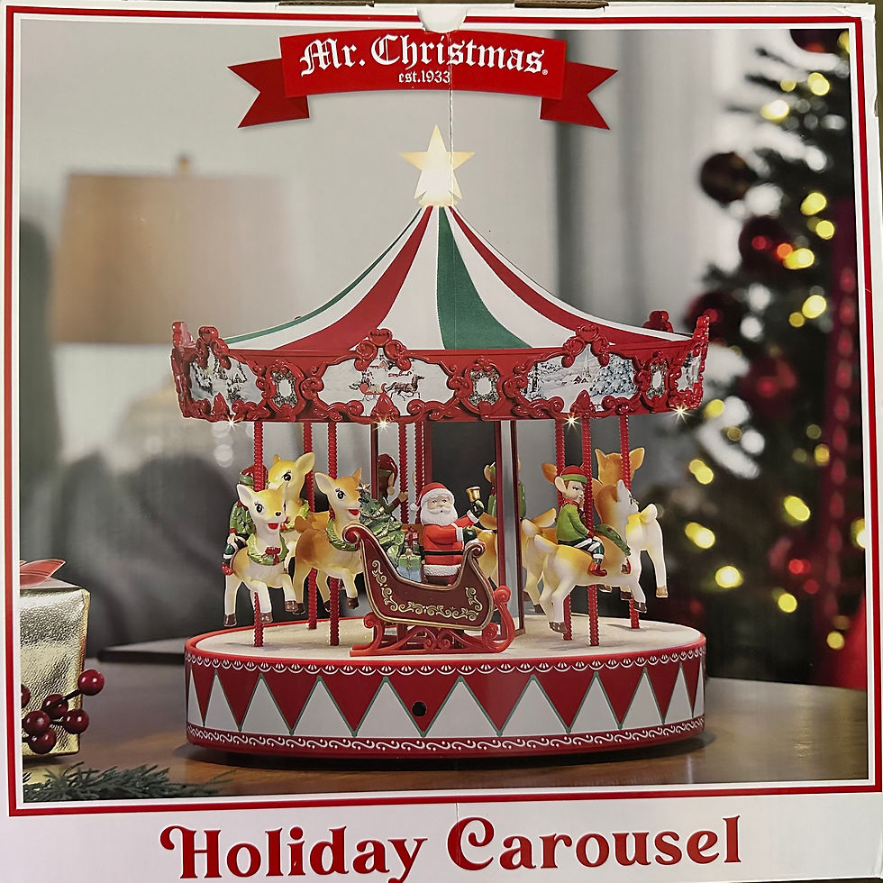 Thumbnail: (K) Mr. Christmas Holiday Carousel Pick A Gear