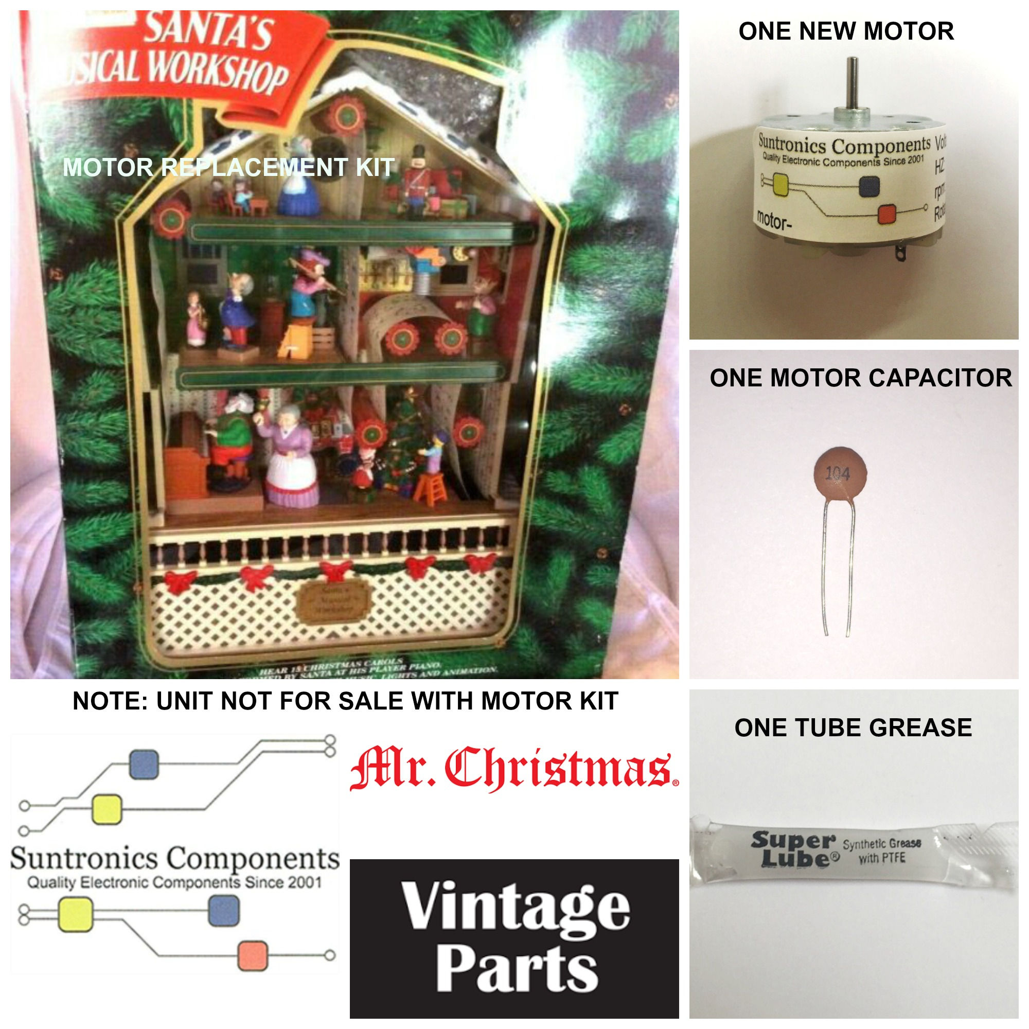 mr. christmas Santa's Musical Workshop motor kit