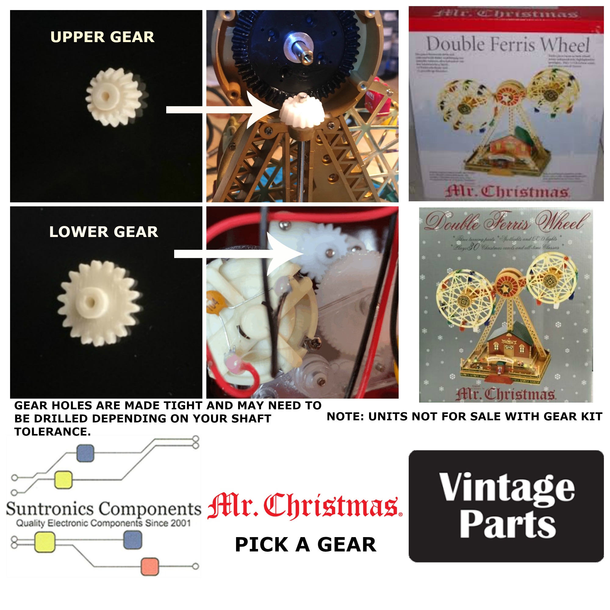 mr.christmas, dept 56, lemax, trendmasters ,telco Motionette , Florida Mr Christmas Bells Of Christmas Replacement Bulbs