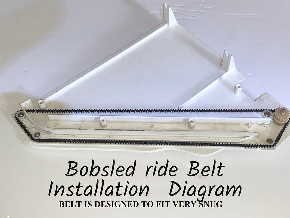 Thumbnail: F/95RLZ/0220 Mr. Christmas Winter Wonderland, Bobsled Ride Belt