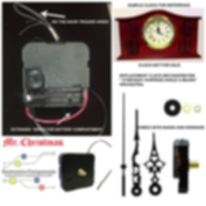 Mr. Christmas Symphony Surprise Clock Mechanism