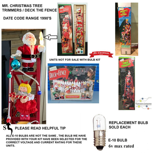 Mr. Christmas Tree Trimmers/Deck The Fence | Happy Holidays Parts