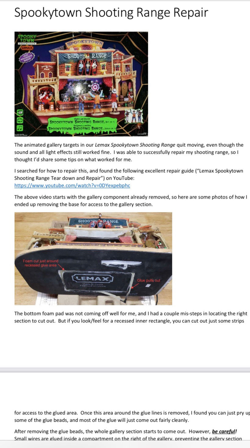 Thumbnail: LEMAX- SPOOKYTOWN SHOOTING RANGE REPLACEMENT BELT KIT