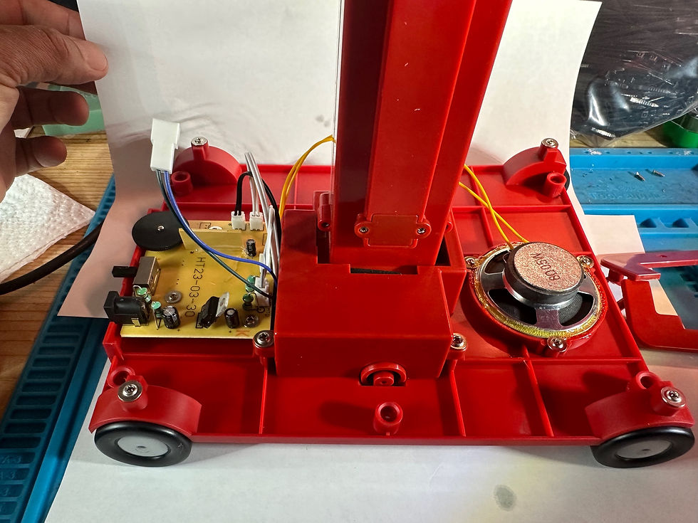 Thumbnail: Mr Christmas Santa's Scissors Lift Elf Animation Gear Box Parts