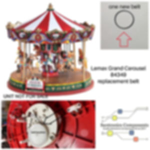 Lemax grand Carousel model# 84349 belt