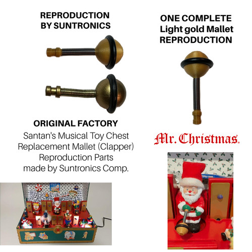 C) Mr. Christmas Santas Musical Toy Chest reproduction Light