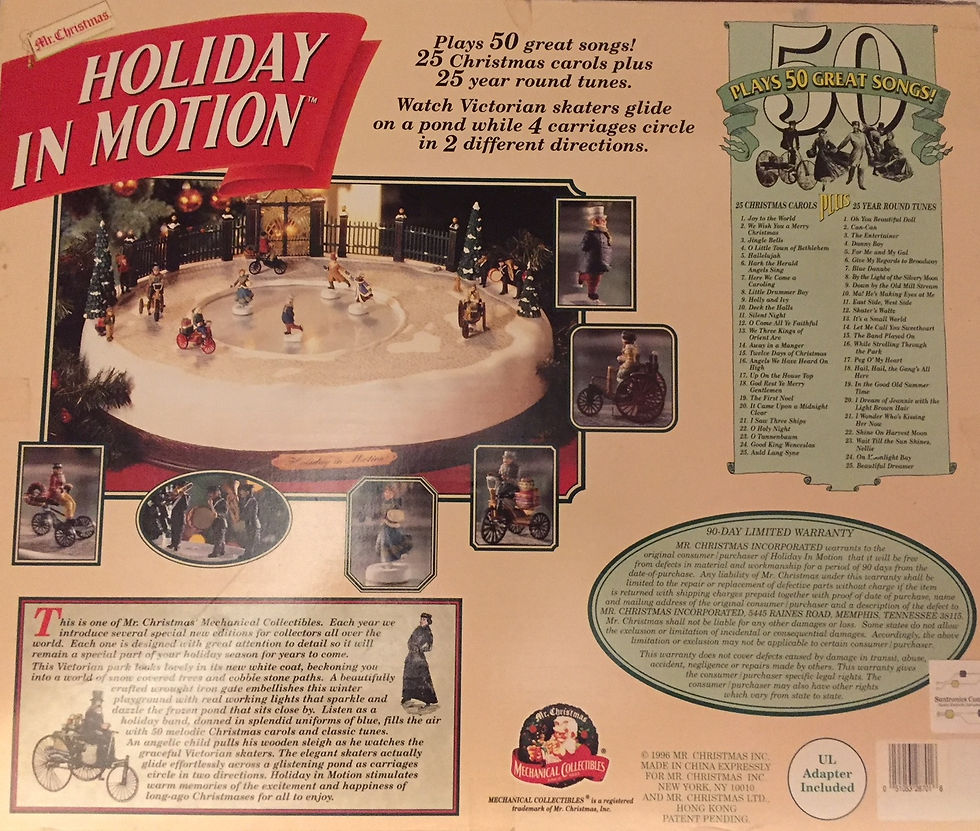 Thumbnail: MR CHRISTMAS HOLIDAY IN MOTION UP-051053287016- REPLACEMENT PART-PULLEY BELT