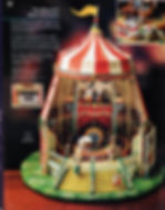 Thumbnail: Enesco "Greatest Show On Earth" Lower stage lamp set of 2 bulbs