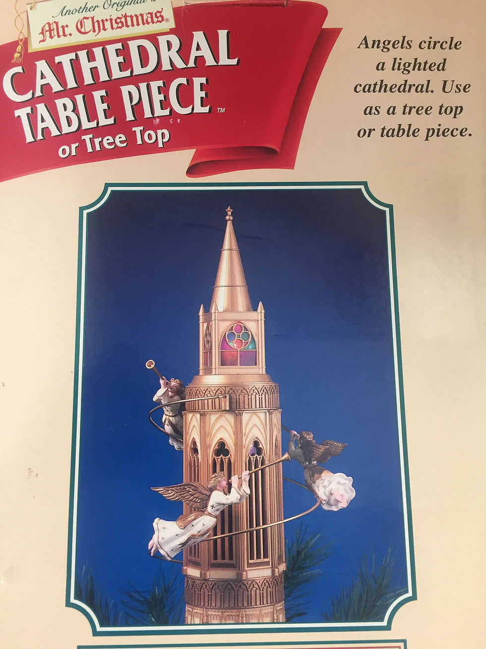 Thumbnail: Mr Christmas Cathedral Table Piece OR Tree Top Bulb Kit.