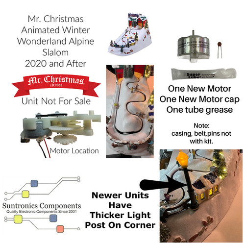 MR CHRISTMAS 15 IN WINTER WONDERLAND Alpine Slalom motor kit J