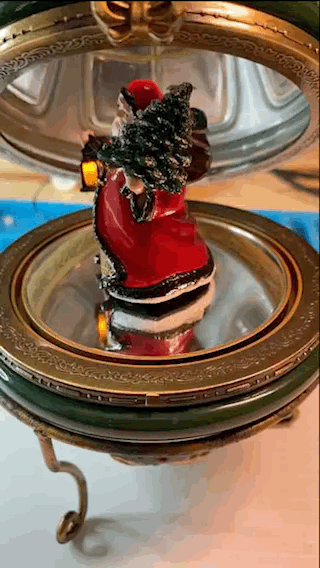 Mr. Christmas Heirloom Music Box | Happy Holidays Parts