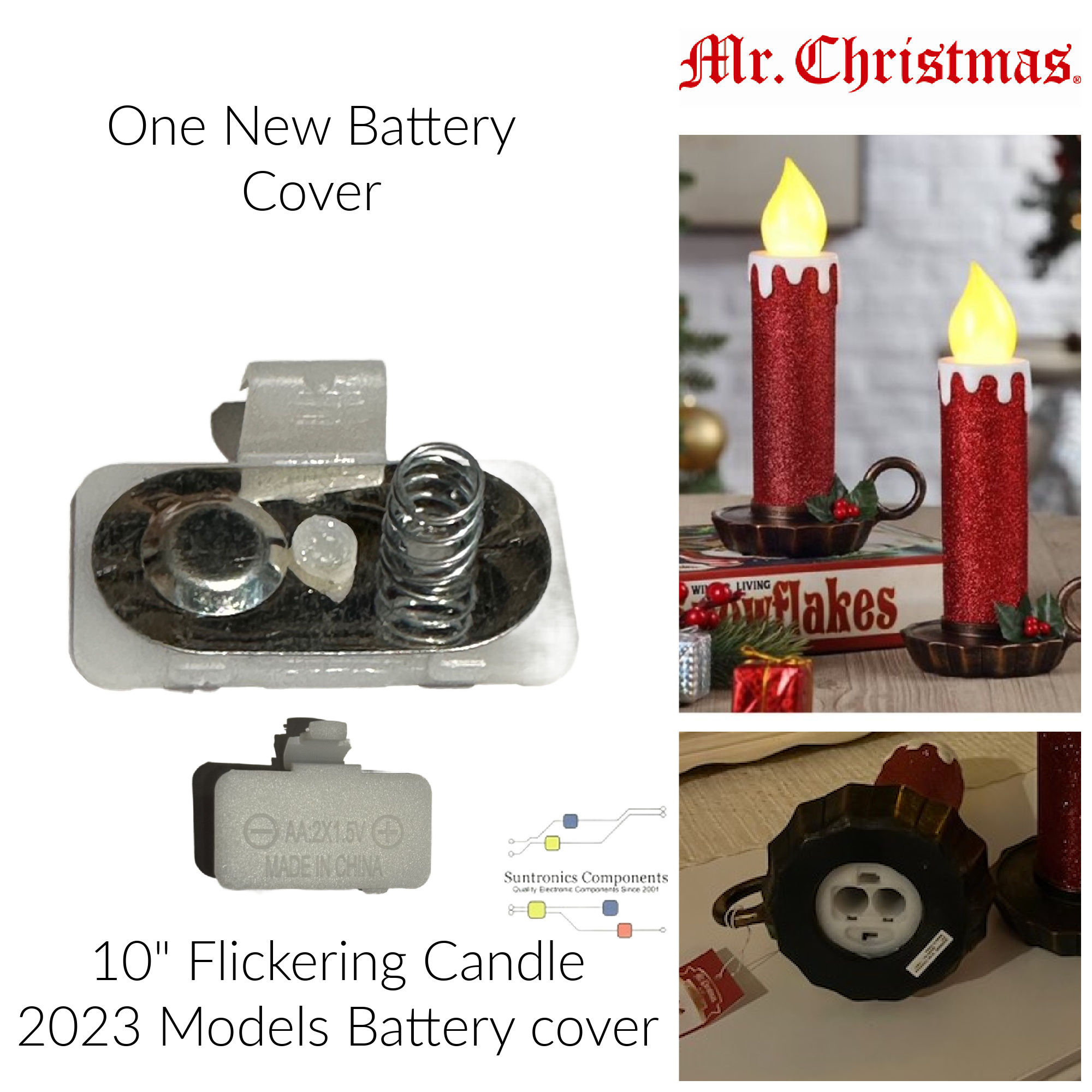 10 Inch Flickering candle battery cover 2023 models(K/TTCCVP/0150)