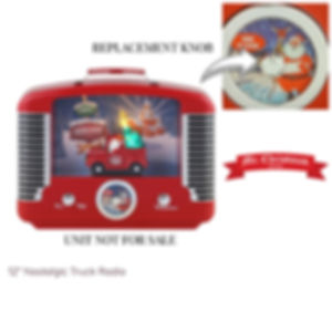 Mr. Christmas nostalgic radio knob replacement