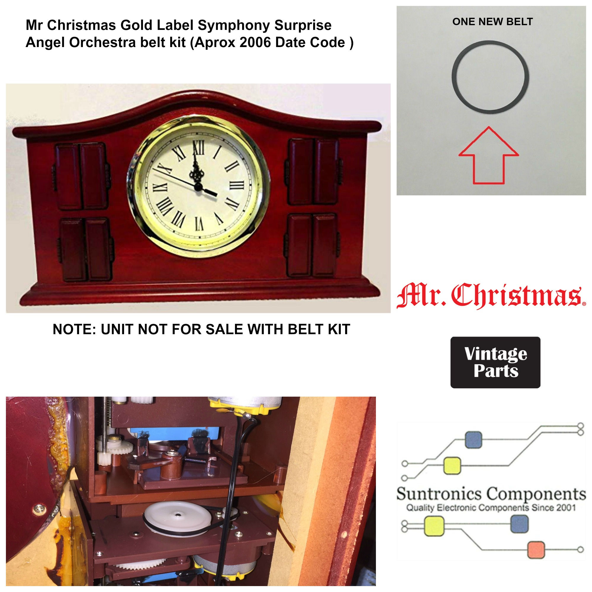 Mr. Christmas Symphony Surprise  DRIVE BELT PART