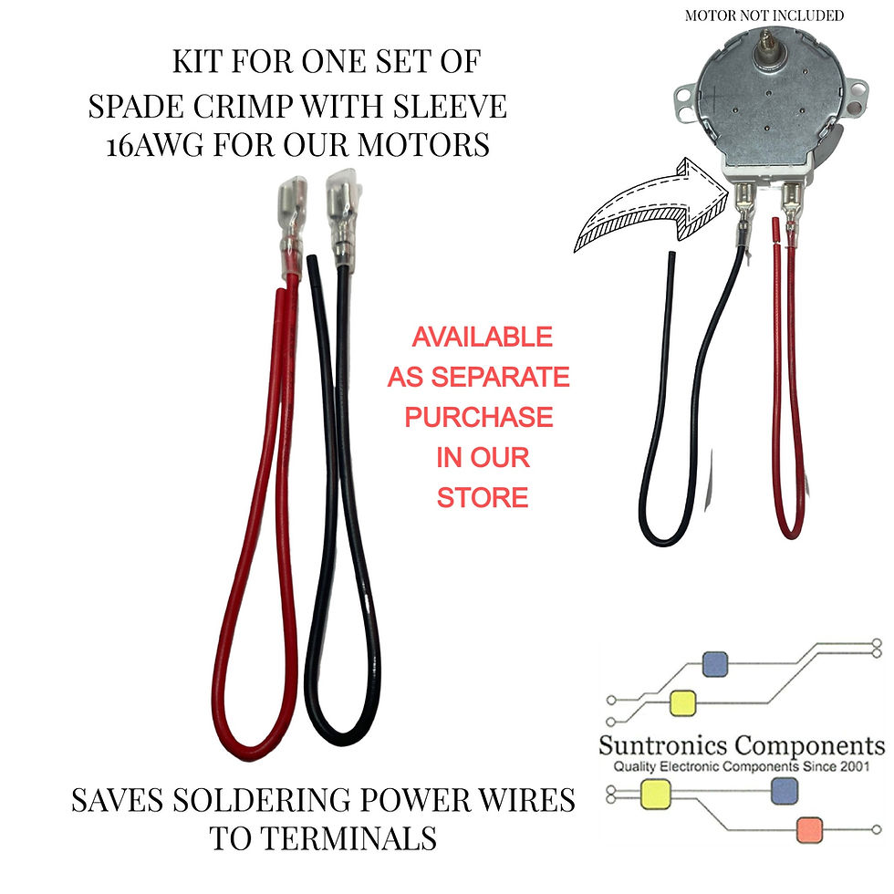 Thumbnail: Spade crimp with insulated sleeve and 16 Awg wire