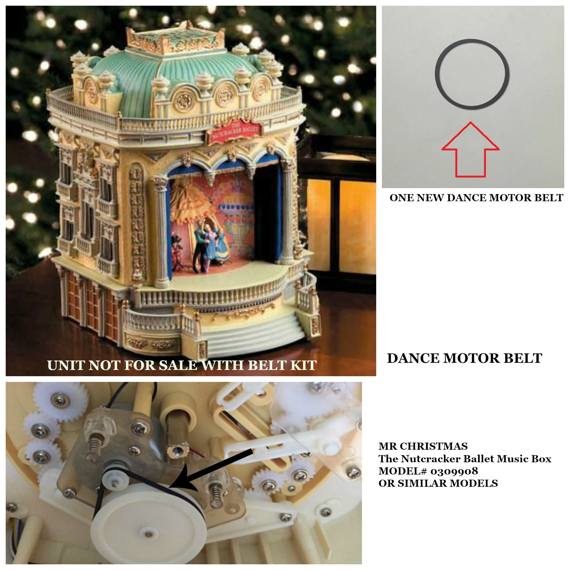 Mr. Christmas The Nutcracker Ballet Music Box