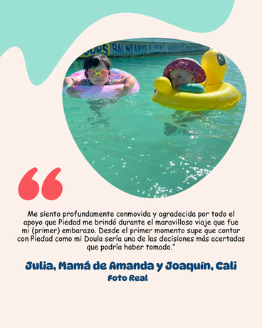Piedad Villegas Doula certificada dictando curso psicoprofiláctico prenatal sobre embarazo parto posparto y lactancia en Cali Colombia