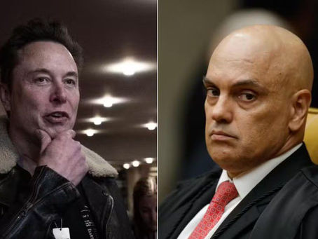 Elon Musk X Alexandre de Moraes