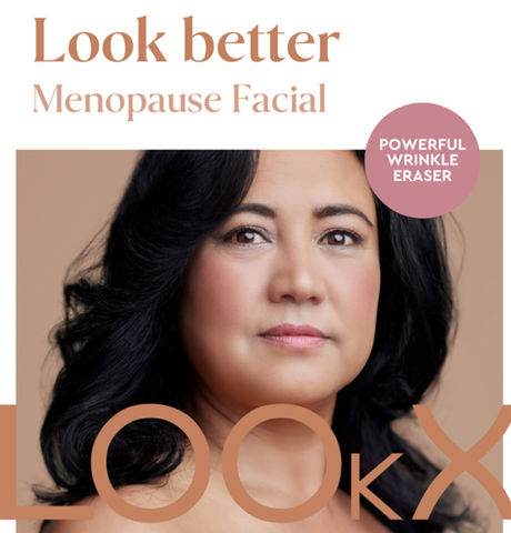 Gelaats treatment voor de huid in de menopauze