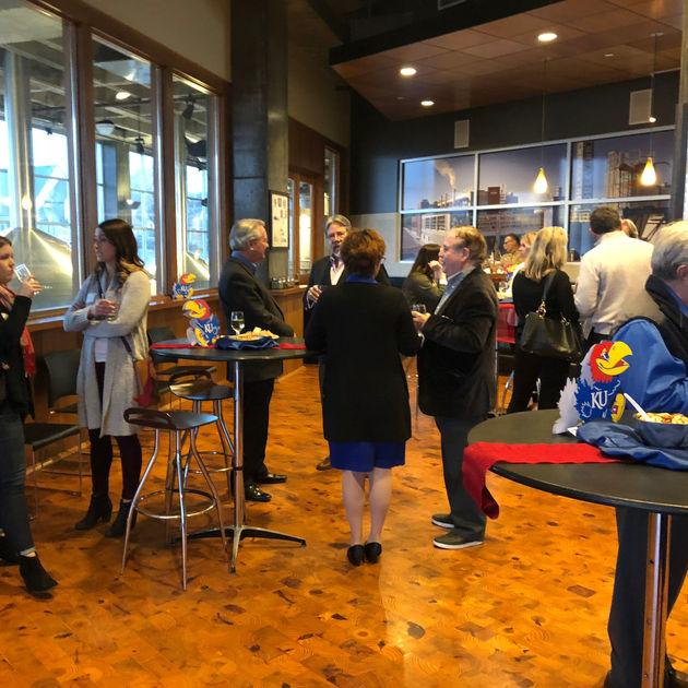 Alumni gathering at Boulevard in Kansas City