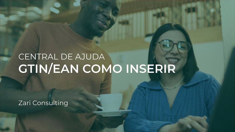 Cadastro de GTIN e EAN no produto no Bling