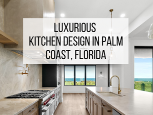 Luxurious Kitchen Design in Palm Coast, Florida