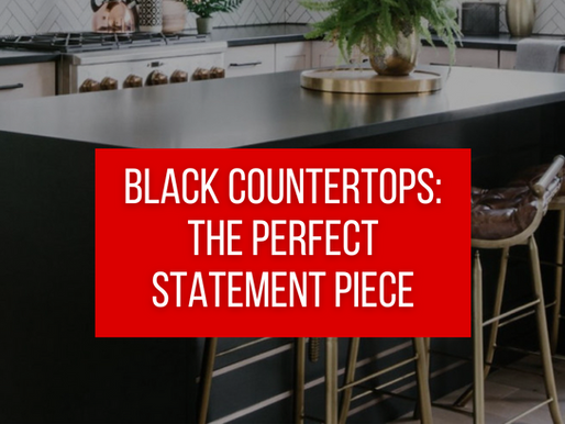 Black Countertops: The Perfect Statement Piece