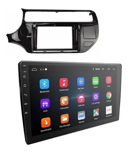 Radio Auto Android 9 Pulgadas + Bisel Kia Rio 4-5 2015-2017