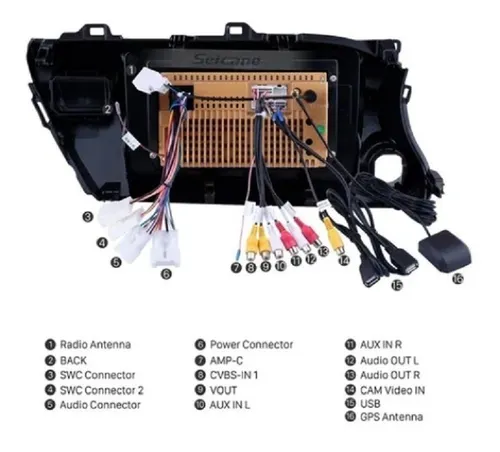 Miniatura: Radio Toyota Hilux 2016-2020 10 Pulgadas Bisel Incluido