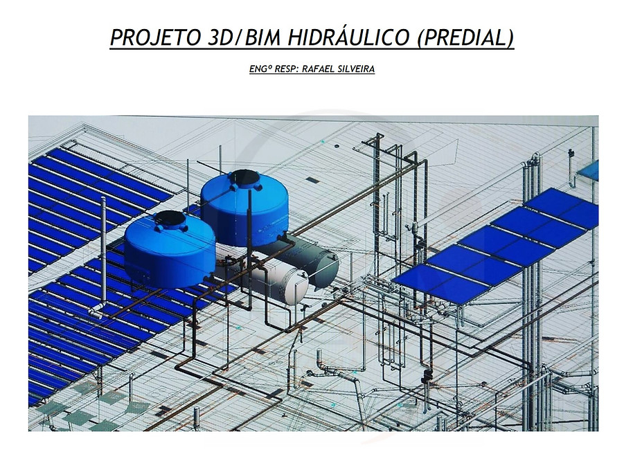 Projeto 3D BIM Hidráulico Predial