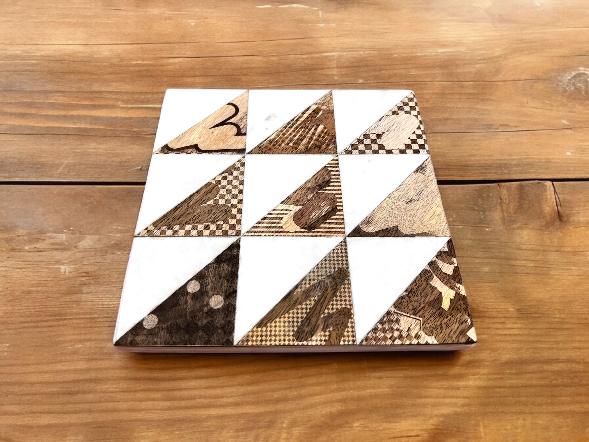 Marble and Wood Cheese Board Type 5