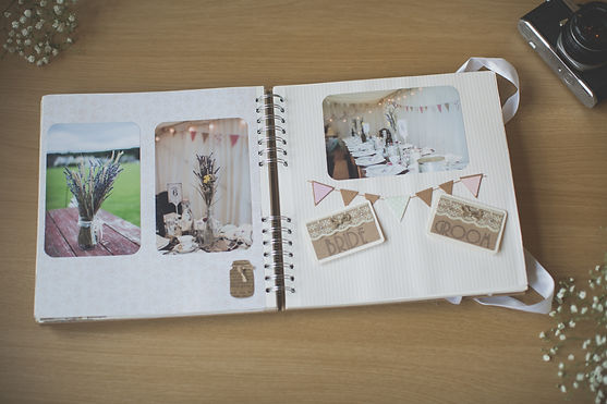 Handmade Scrapbooks - Wedding Photographer