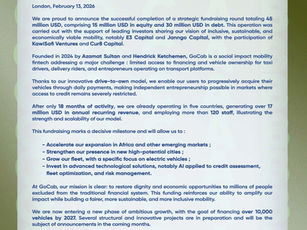 GOCAB SECURES $45 MILLION STRATEGIC FUNDING TO ACCELERATE INCLUSIVE MOBILITY