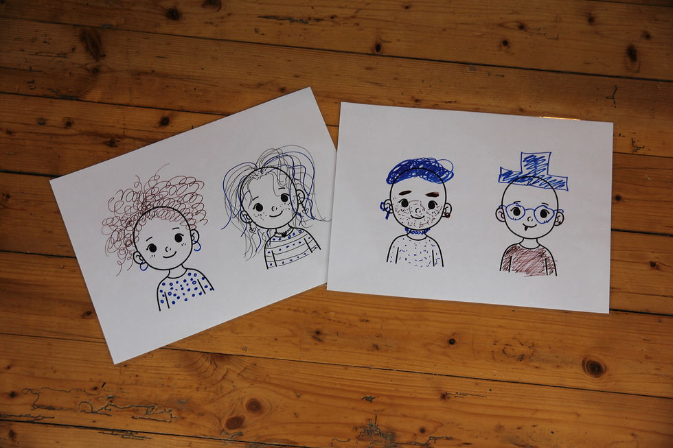 Miniaturbild: Frisuren malen