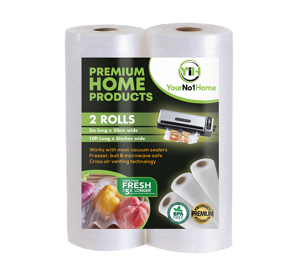 Thumbnail: 2 pack of 3m x 20cm Vacuum Seal Rolls
