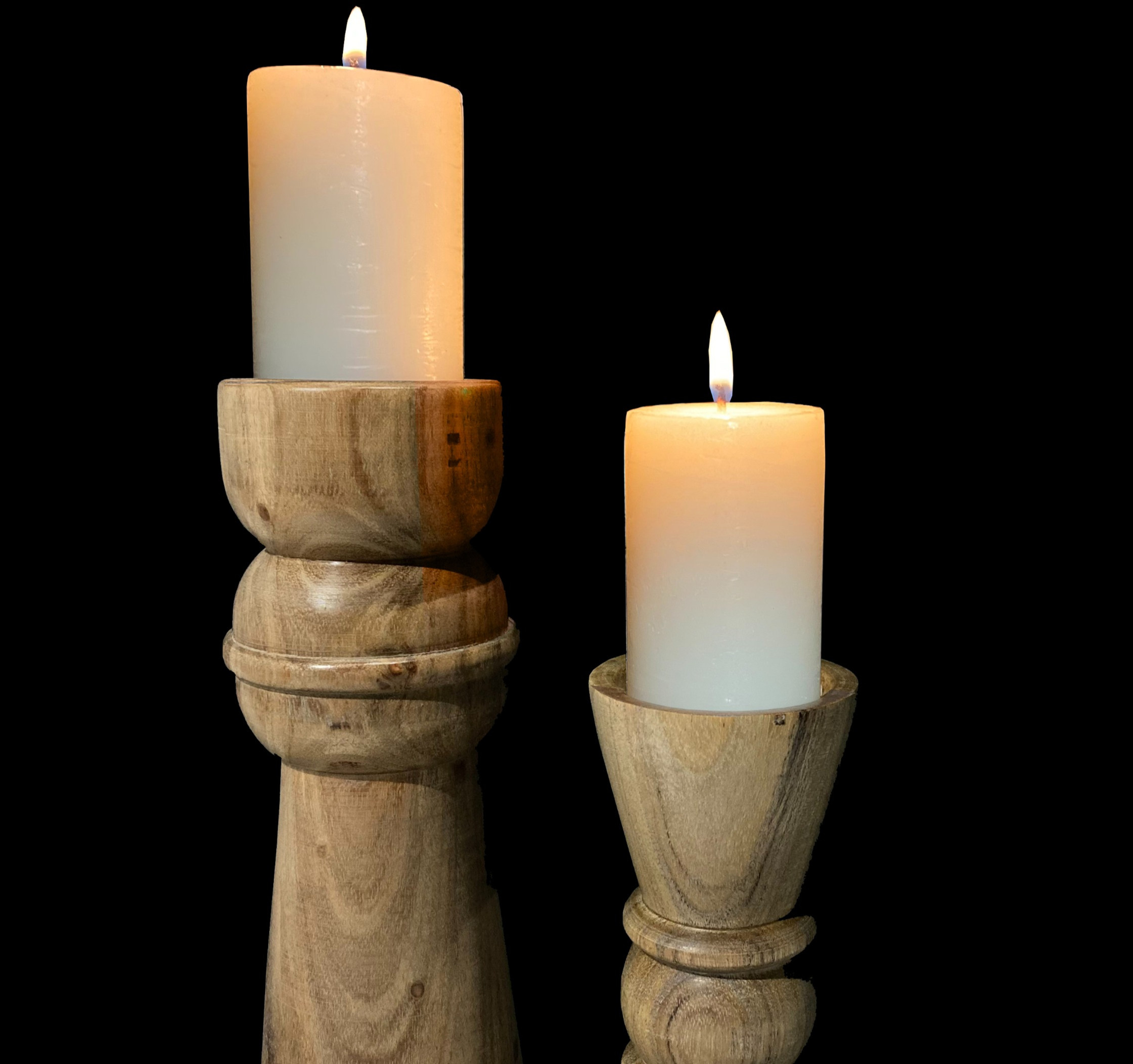 Wooden Candle Stand