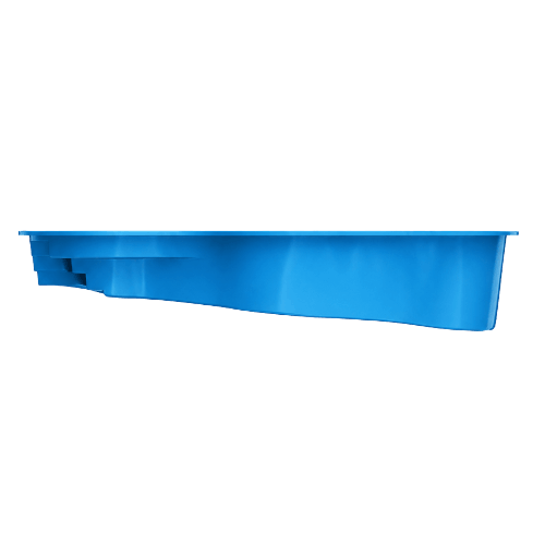 Coronado fiberglass pool shell – freeform design by Hawaiian Island Pools