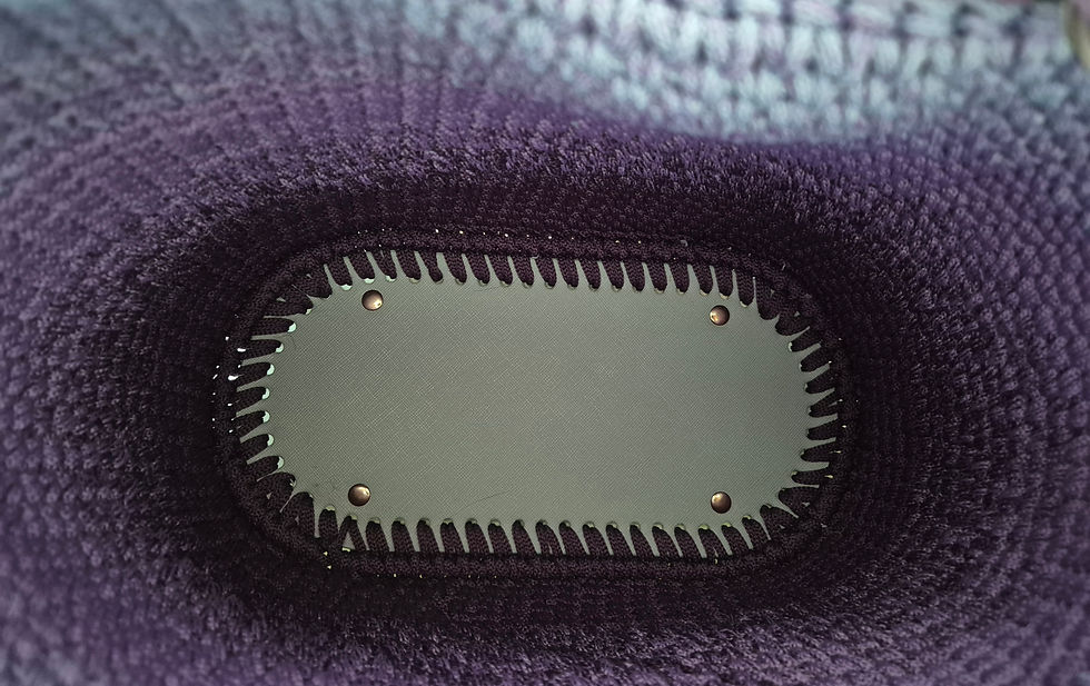 Miniaturbild: 2in1-Häkel-Sommer Tasche _ Violette-Lila Farbtöne